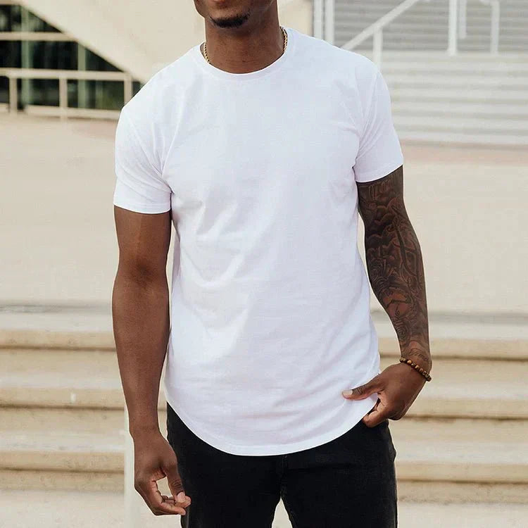 Athletic Fit Mens Tee with Moisture Wicking Fabric - Luxicro