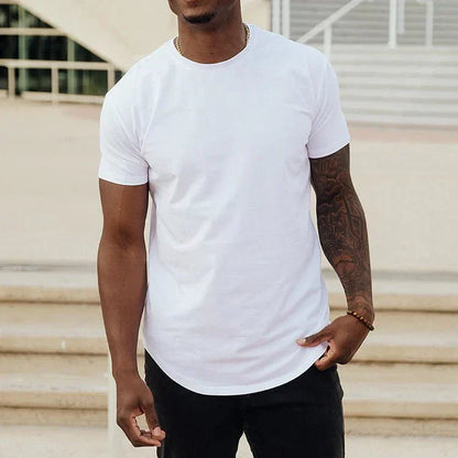 Athletic Fit Mens Tee with Moisture Wicking Fabric - Luxicro