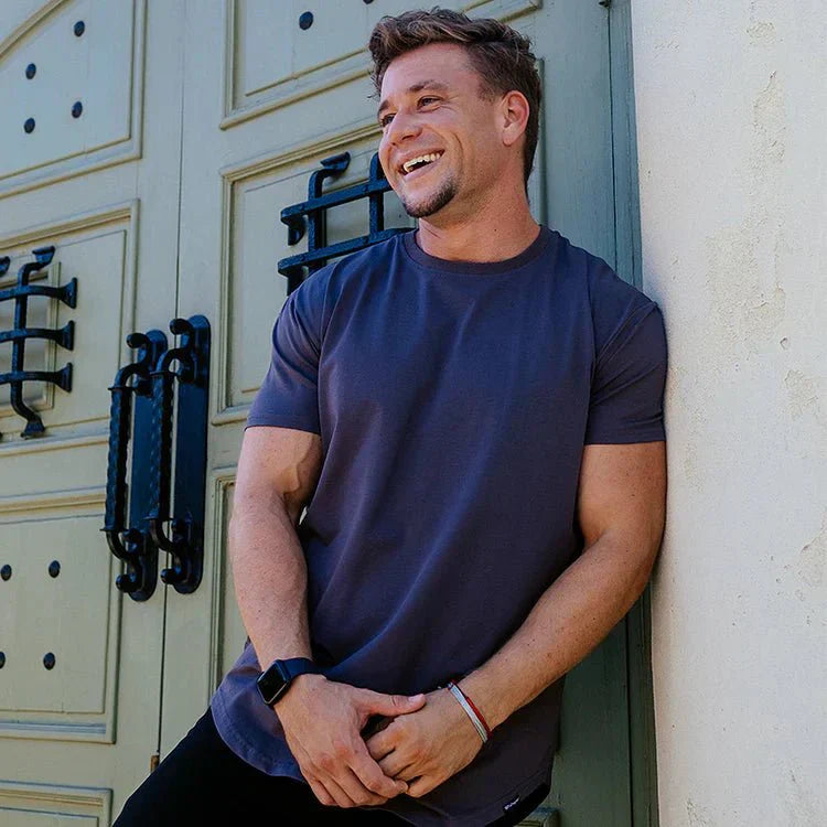 Athletic Fit Mens Tee with Moisture Wicking Fabric