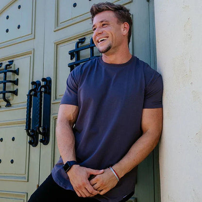 Athletic Fit Mens Tee with Moisture Wicking Fabric