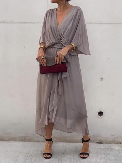 Chic Low Neck Women's Dress