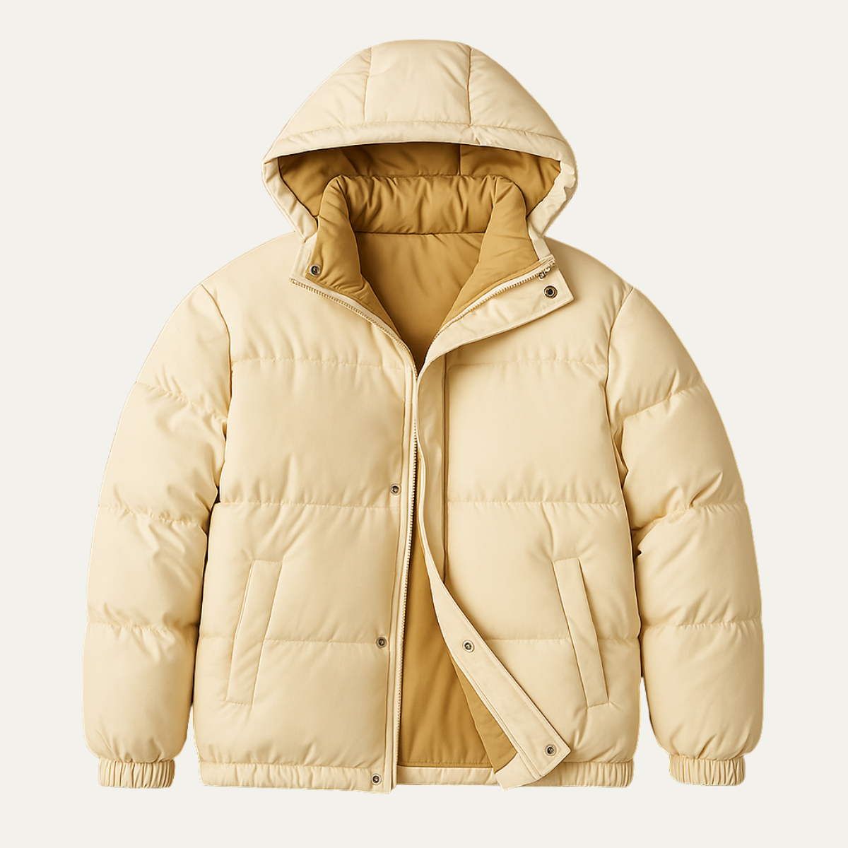 Thermal Insulated Men's Puffer Hooded Parka Jacket - Vossary
