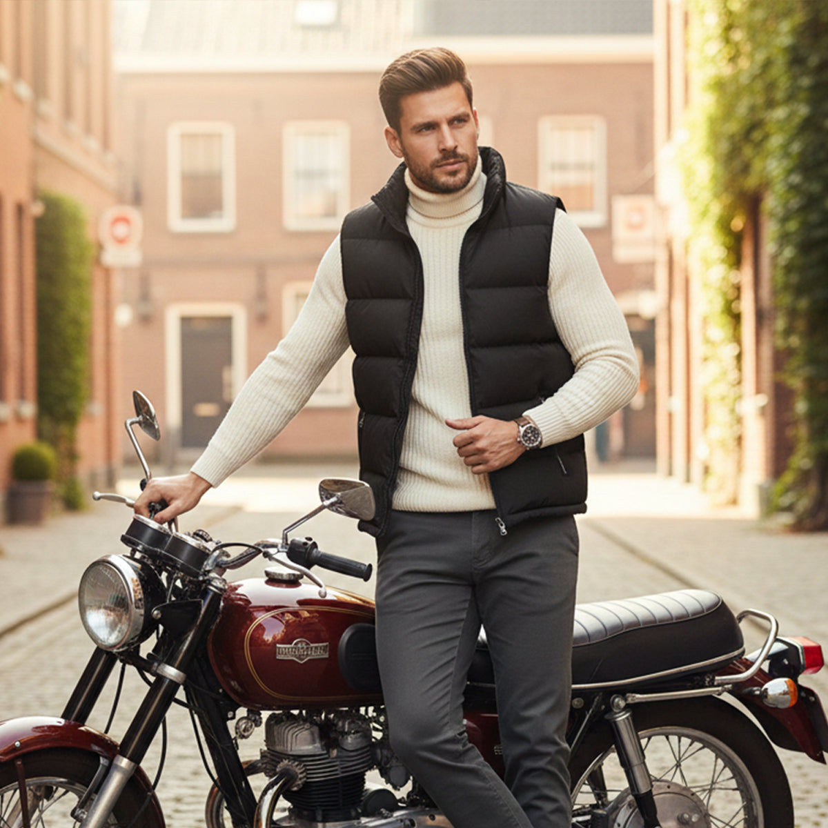 Warm Insulated Mens Puffer Vest