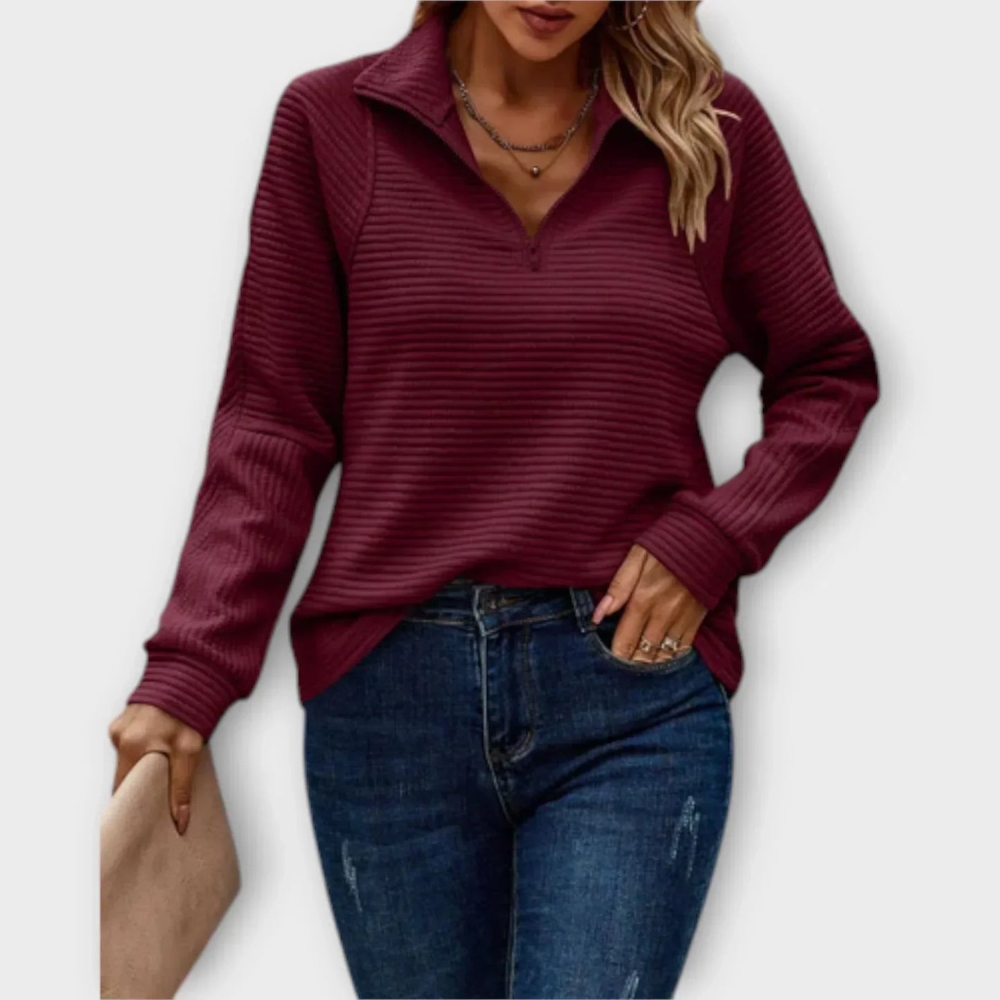 Women's Fleece Half Zip Sweater