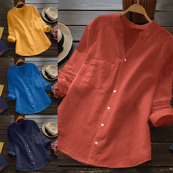 Women's Breathable Long Sleeve Blouse - Pexav