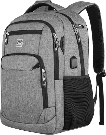 Secure Laptop Backpack with USB Charging and Pockets