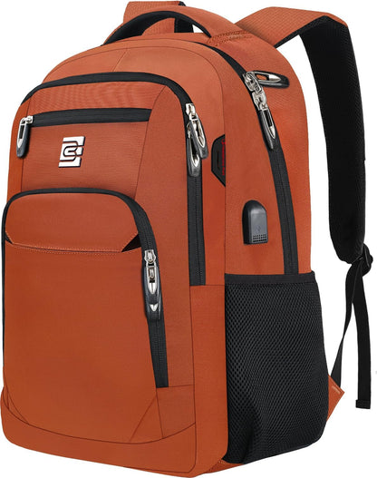 Secure Laptop Backpack with USB Charging and Pockets