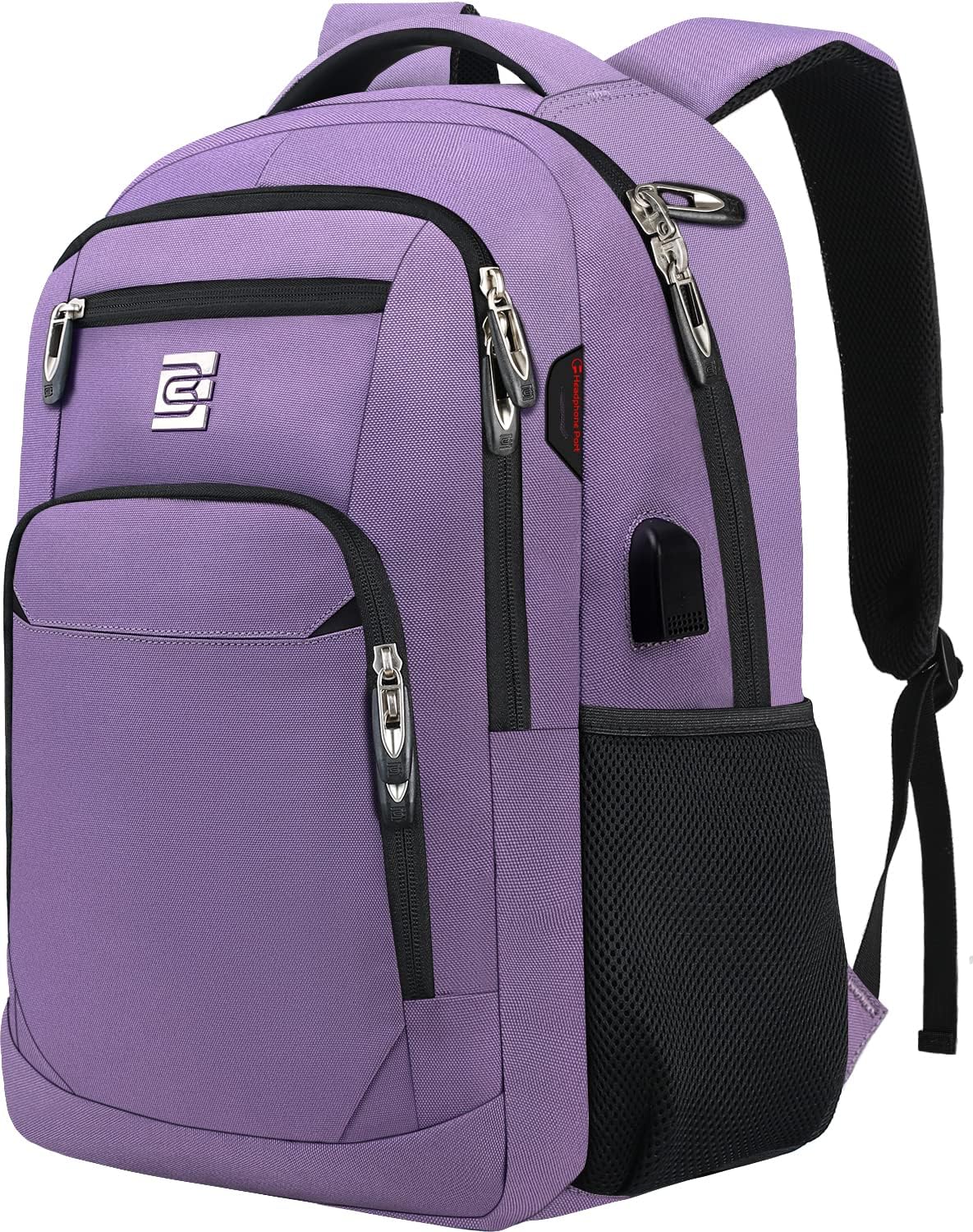 Secure Laptop Backpack with USB Charging and Pockets