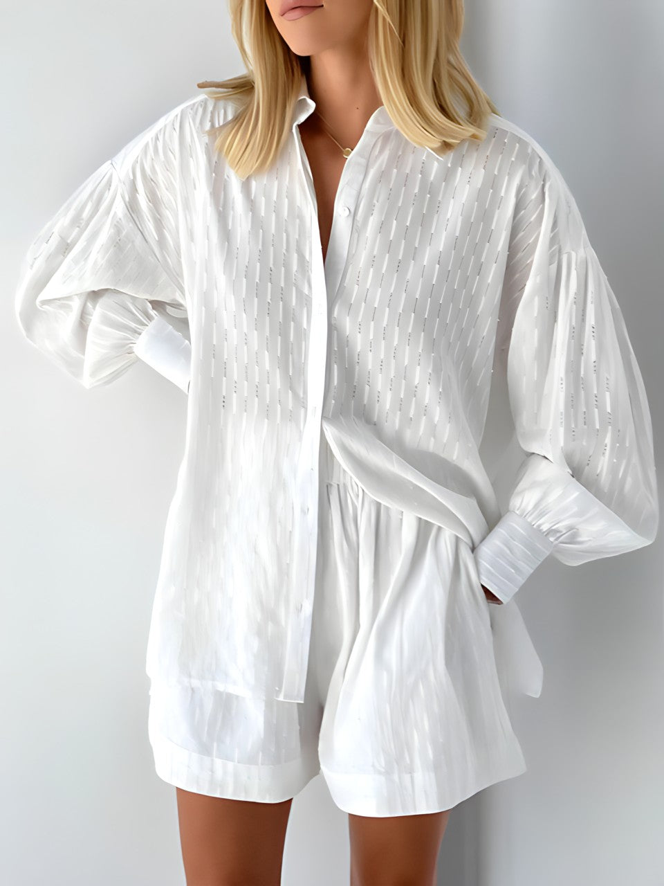 Women's Cute Summer Clothing Set - Pexav