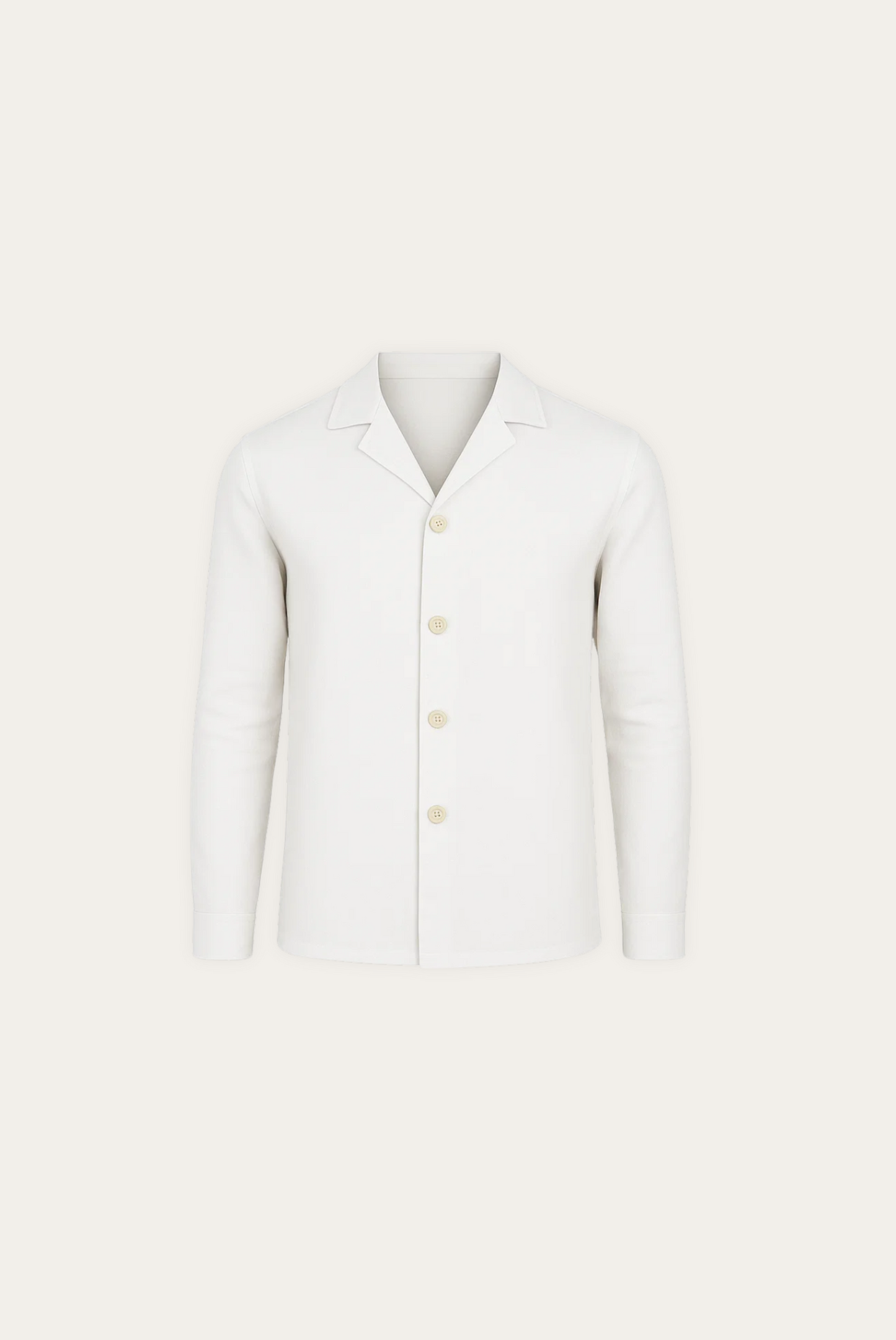 Slim Fit Classic White Mens Shirt - Pexav