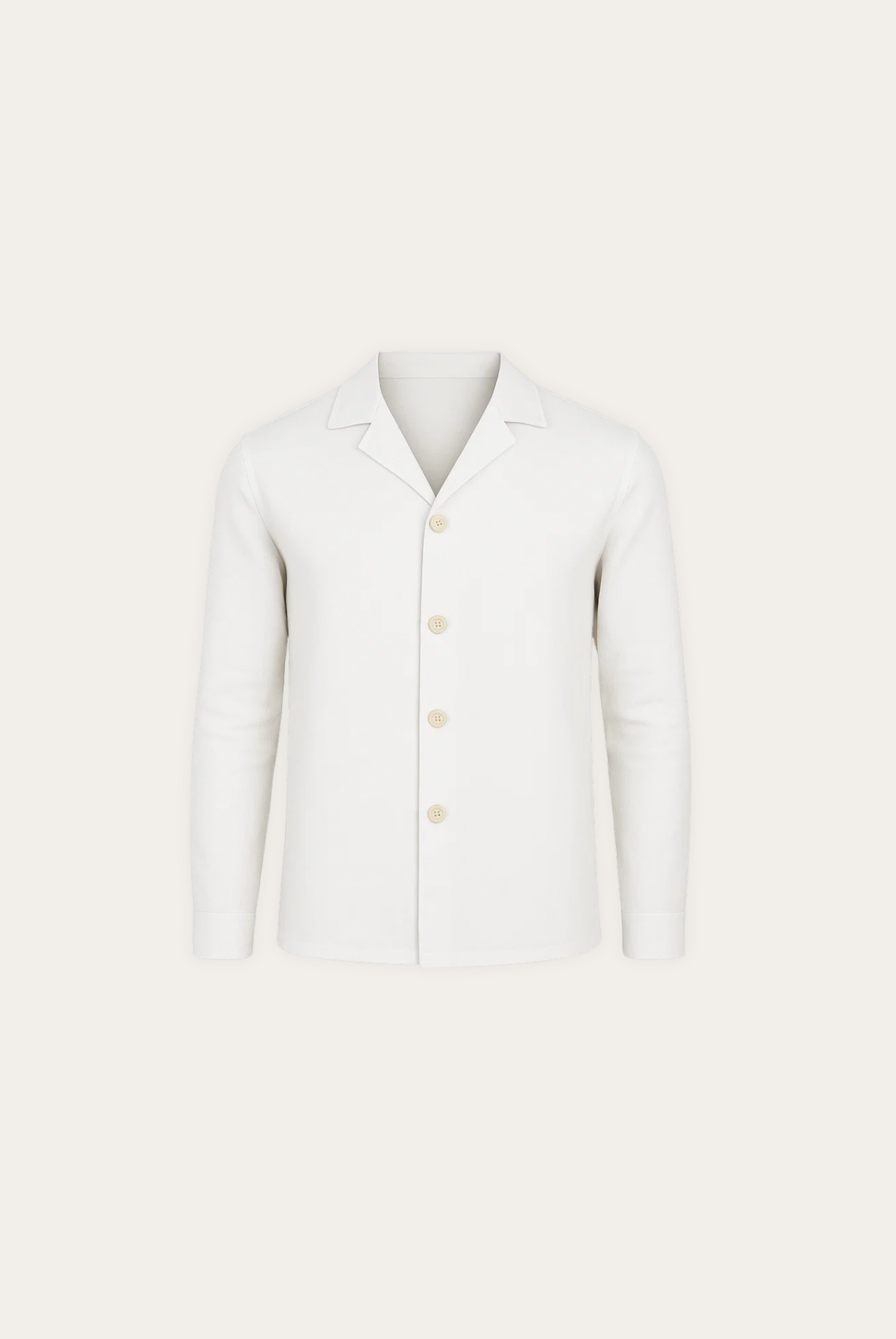 Slim Fit Classic White Mens Shirt - Pexav