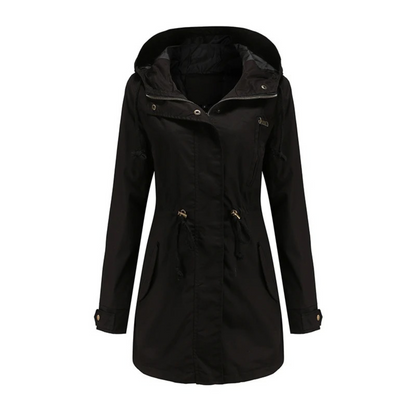 Light & Stylish Women's Summer Jacket with Long Fit – Amira-Black-S-Nora Luxe