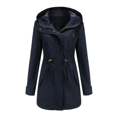 Light & Stylish Women's Summer Jacket with Long Fit – Amira-Blue-S-Nora Luxe