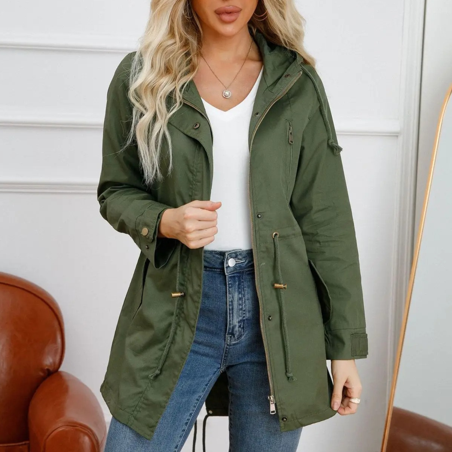 Slim Fit Lightweight Women's Summer Jacket - Pexav
