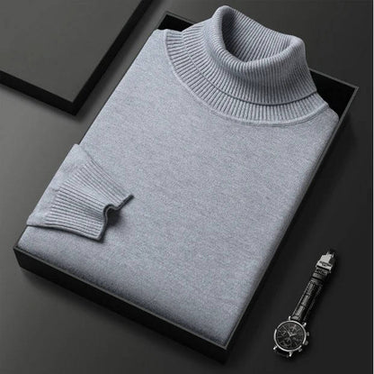 Classic Men's Crew Neck Wool Sweater