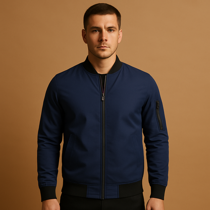 Slim Fit Men's Bomber Jacket - Vossary