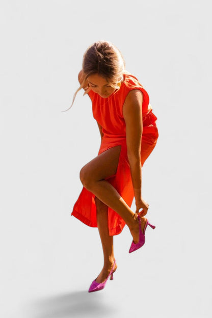Theonae | Soft Knee Length Dress