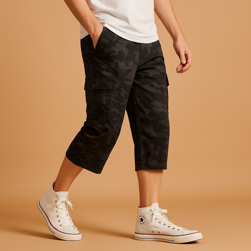 Comfortable Mens Large Cargo Shorts - Vossary