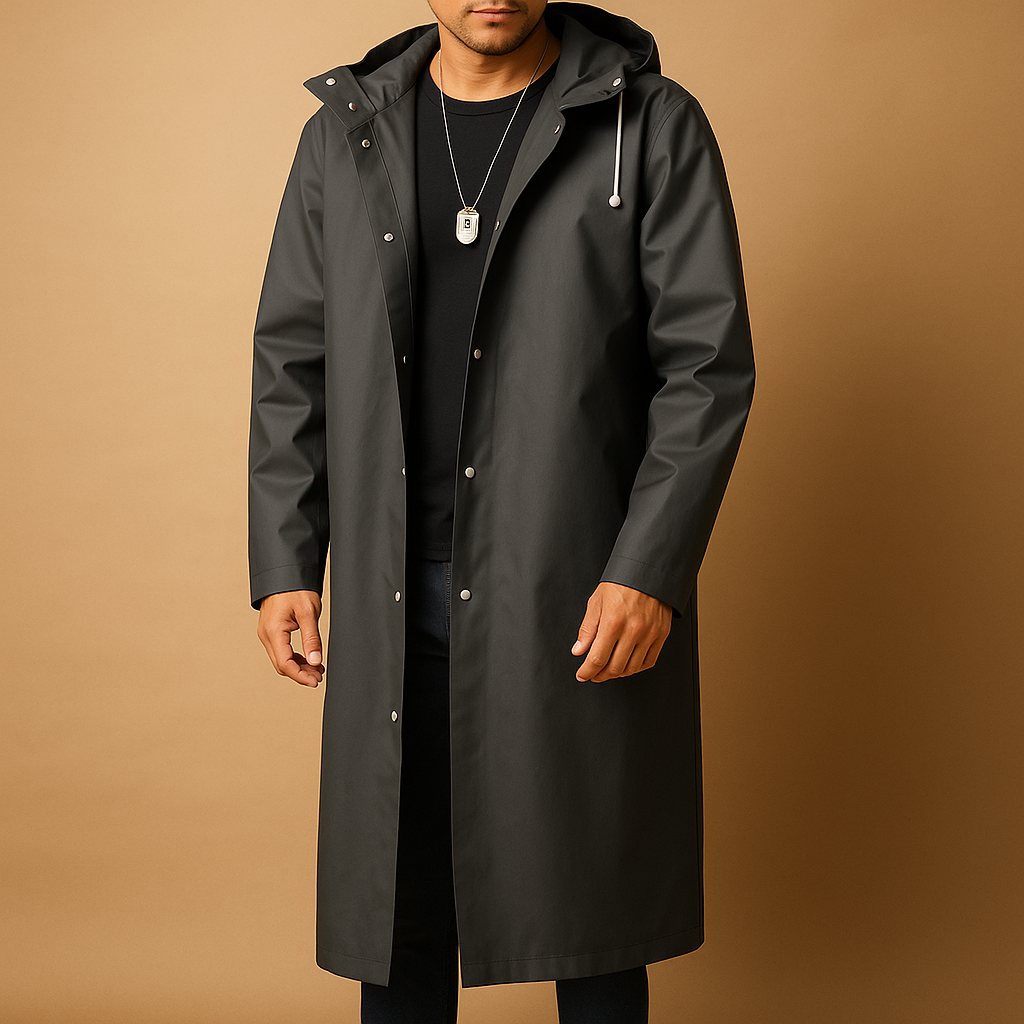 Waterproof Men's Raincoat Jacket - Vossary