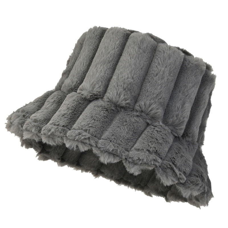 Soft Fuzzy Ladies Winter Hat