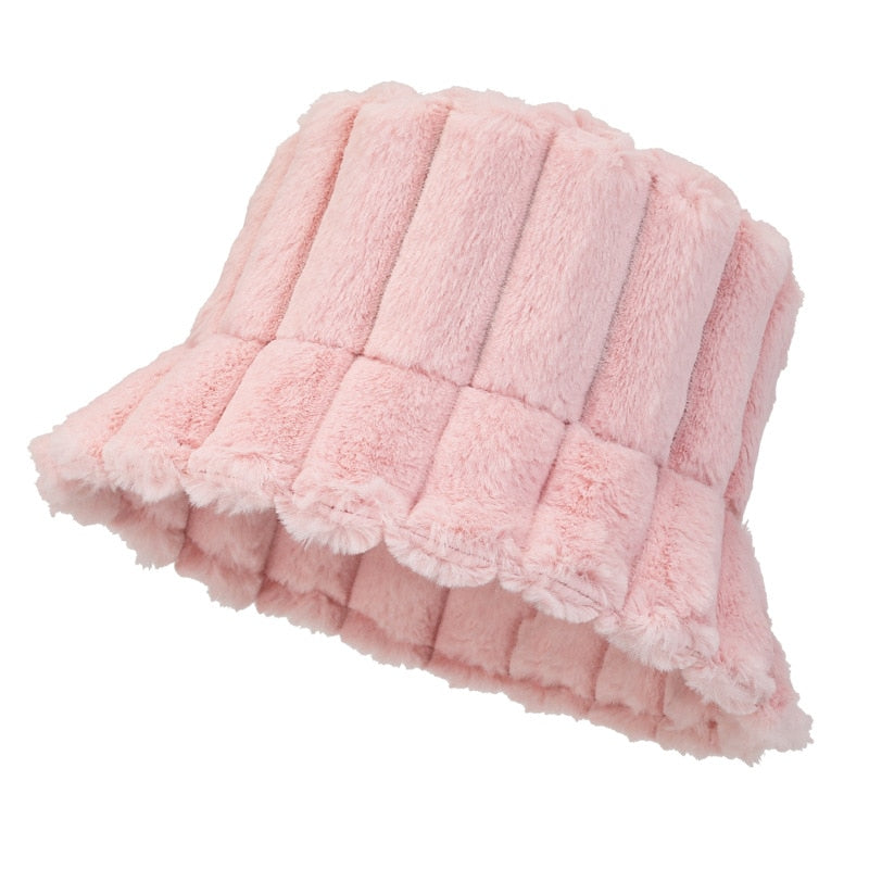 Soft Fuzzy Ladies Winter Hat