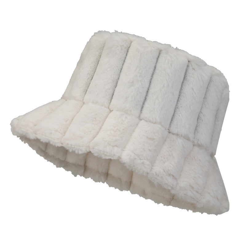 Soft Fuzzy Ladies Winter Hat
