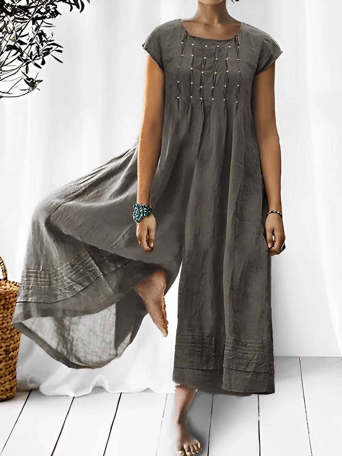 Comfortable Women's Full Length Jumpsuit - EasyApparels