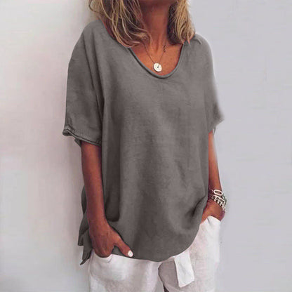 Relaxed Fit Casual Women's Blouse
