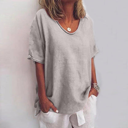 Relaxed Fit Casual Women's Blouse