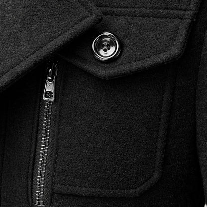 Classic Mens Warm Wool Overcoat