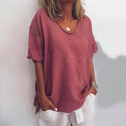 Relaxed Fit Casual Women's Blouse