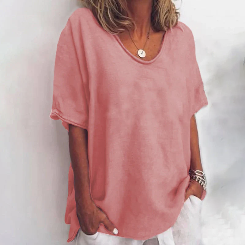 Relaxed Fit Casual Women's Blouse - Vossary