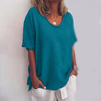 Relaxed Fit Casual Women's Blouse