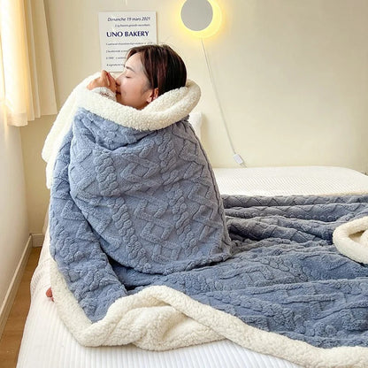 Soft Wool Blanket for Cold Winter Nights