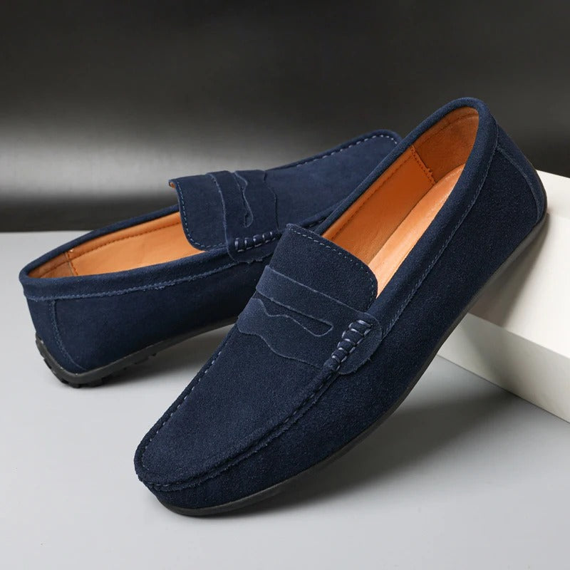 Luxury Suede Slip On Shoes