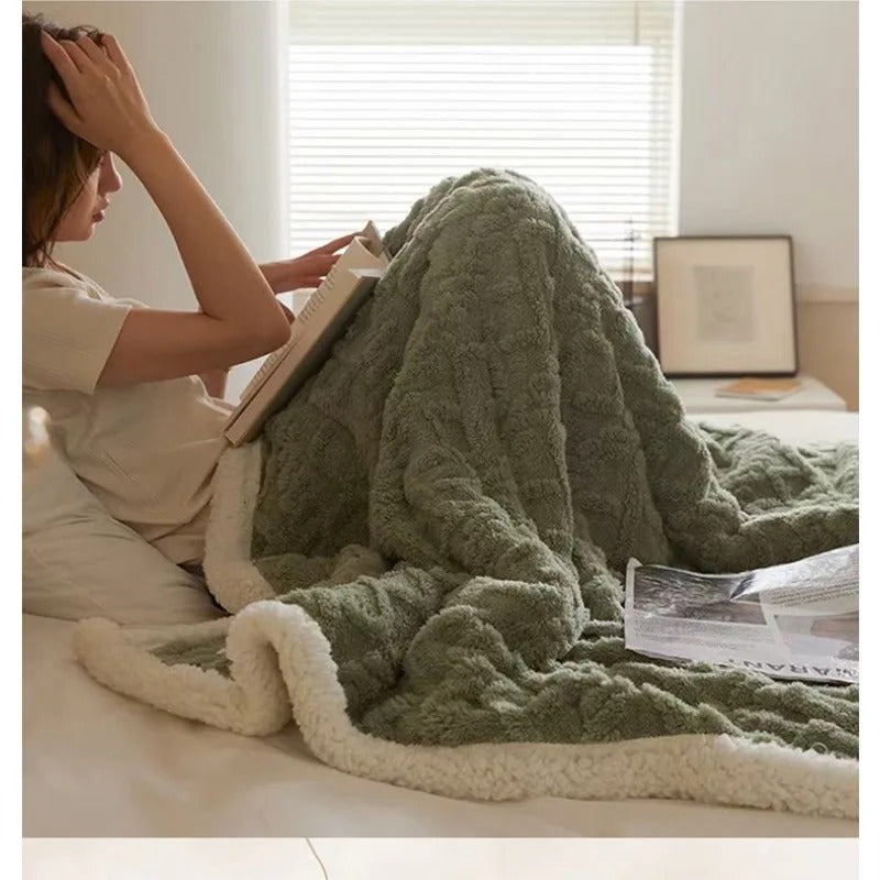 Soft Wool Blanket for Cold Winter Nights