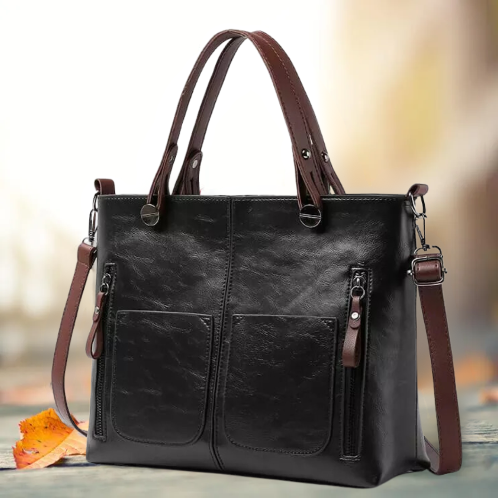 Stylish Vintage Leather Tote Bag