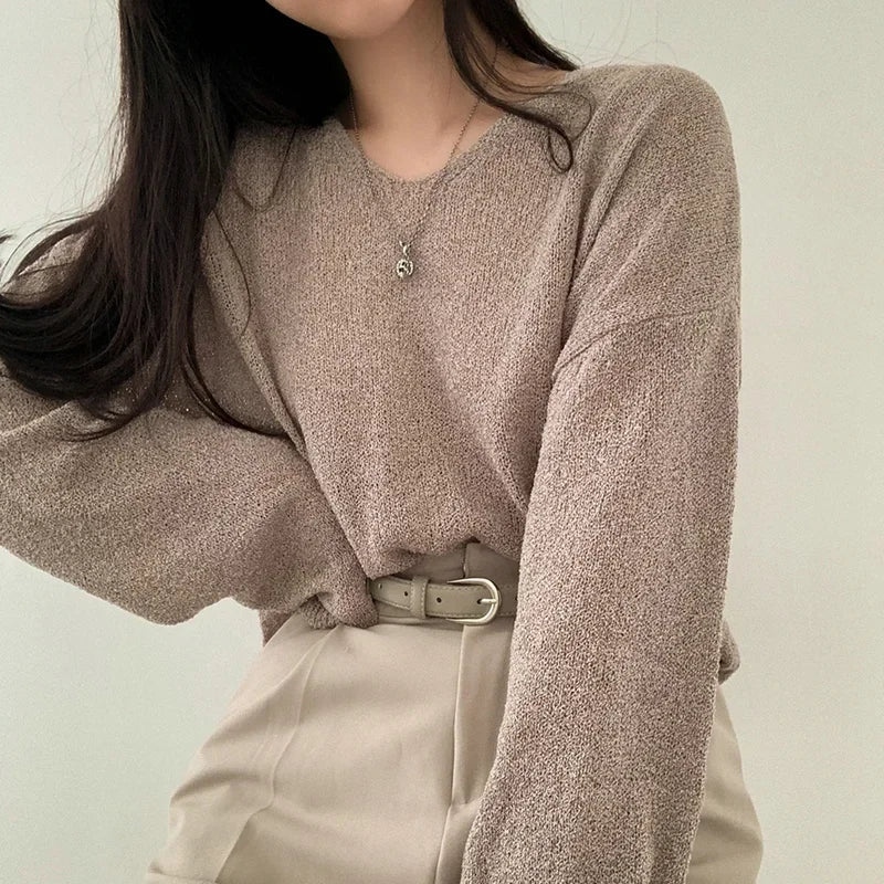 Soft Women's Knit Open Front Cardigan