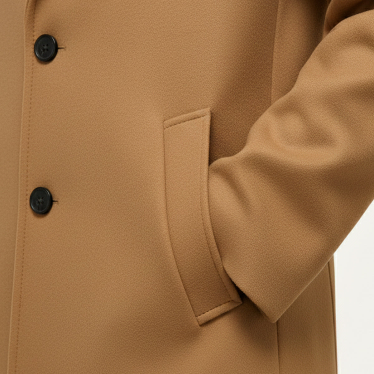 Warm Classic Men's Wool Winter Coat