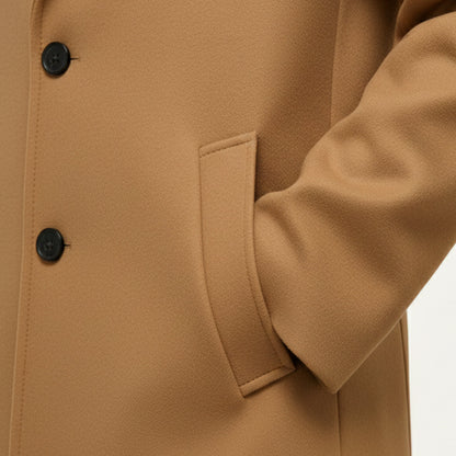 Warm Classic Men's Wool Winter Coat