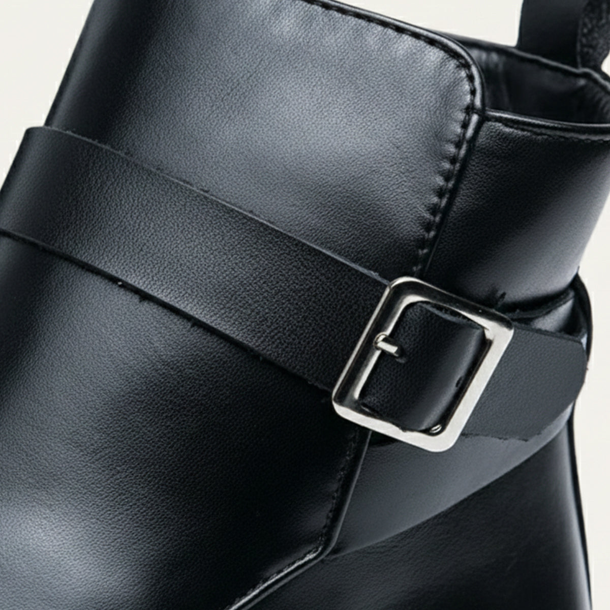 Premium Mens Leather Ankle Boots with Side Zip