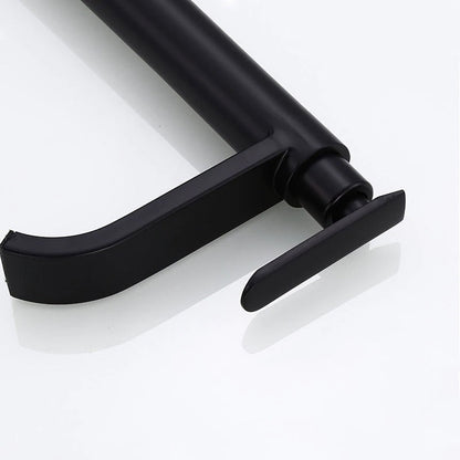 Sleek Black Kitchen Sink Faucet - Pexav