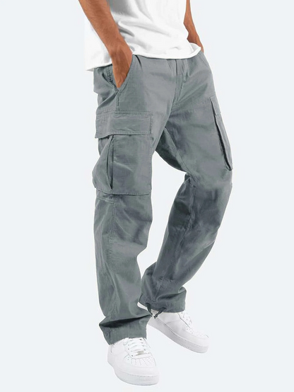 Relaxed Fit Cargo Pants with Extra Pockets