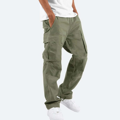 Relaxed Fit Cargo Pants with Extra Pockets
