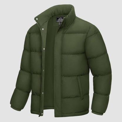 Warm Waterproof Men's Down Filled Puffer Coat