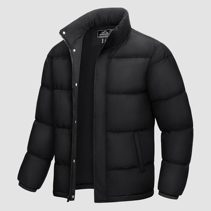 Warm Waterproof Men's Down Filled Puffer Coat - EasyApparels