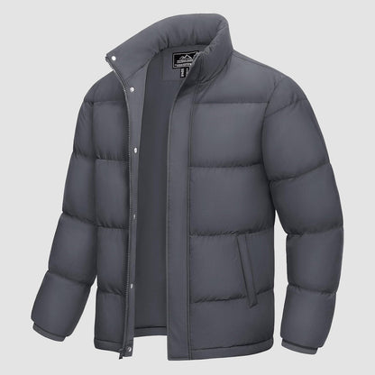 Warm Waterproof Men's Down Filled Puffer Coat