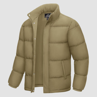 Warm Waterproof Men's Down Filled Puffer Coat