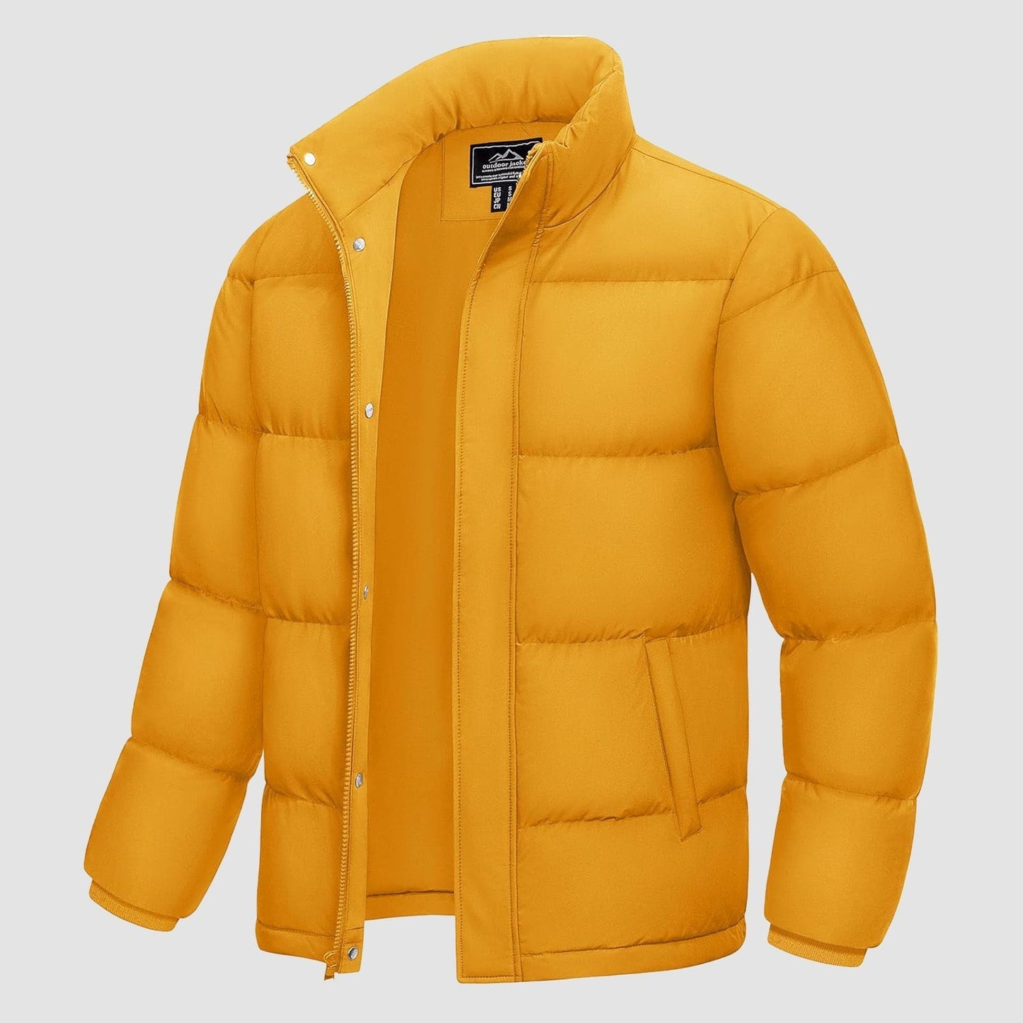 Warm Waterproof Men's Down Filled Puffer Coat