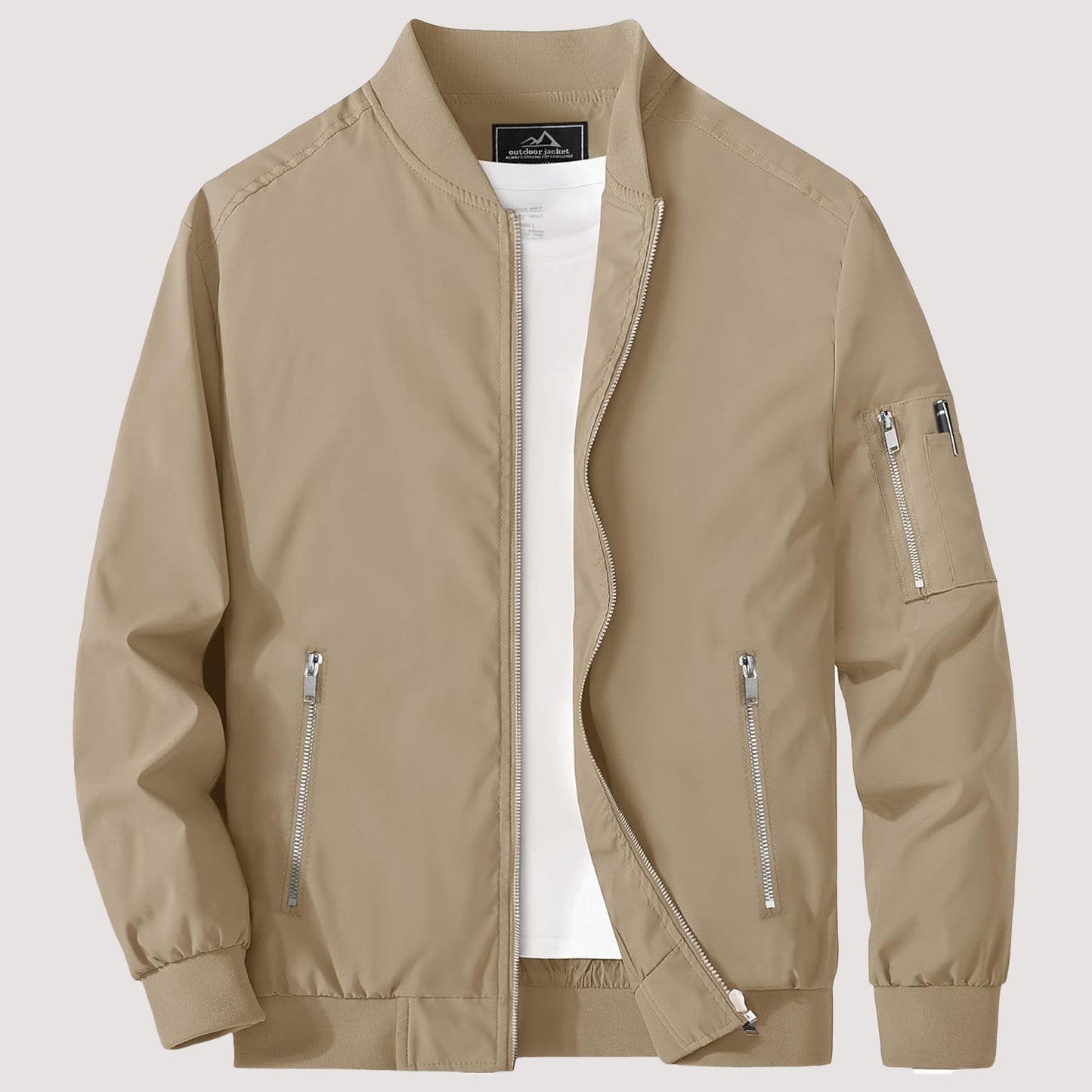 Men's Water Resistant Slim Fit Jacket